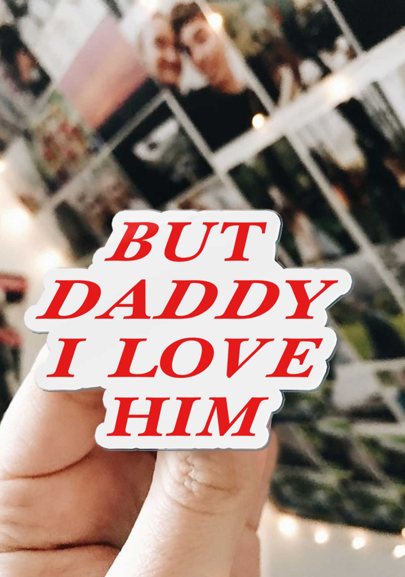 But Daddy I Love Him 1Pc Y2K Pin Cherrykitten