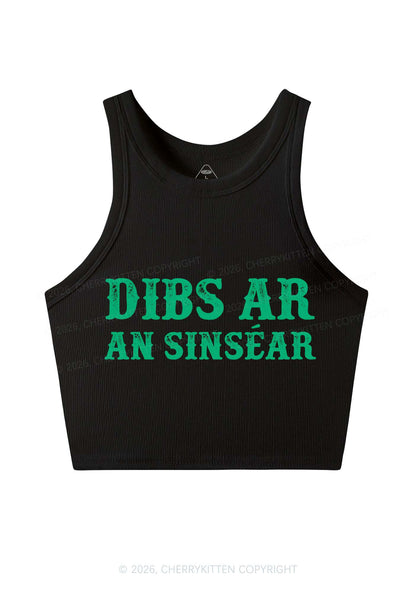 Dibs Ar An Sinsear St Patricks Y2K Crop Tank Top Cherrykitten