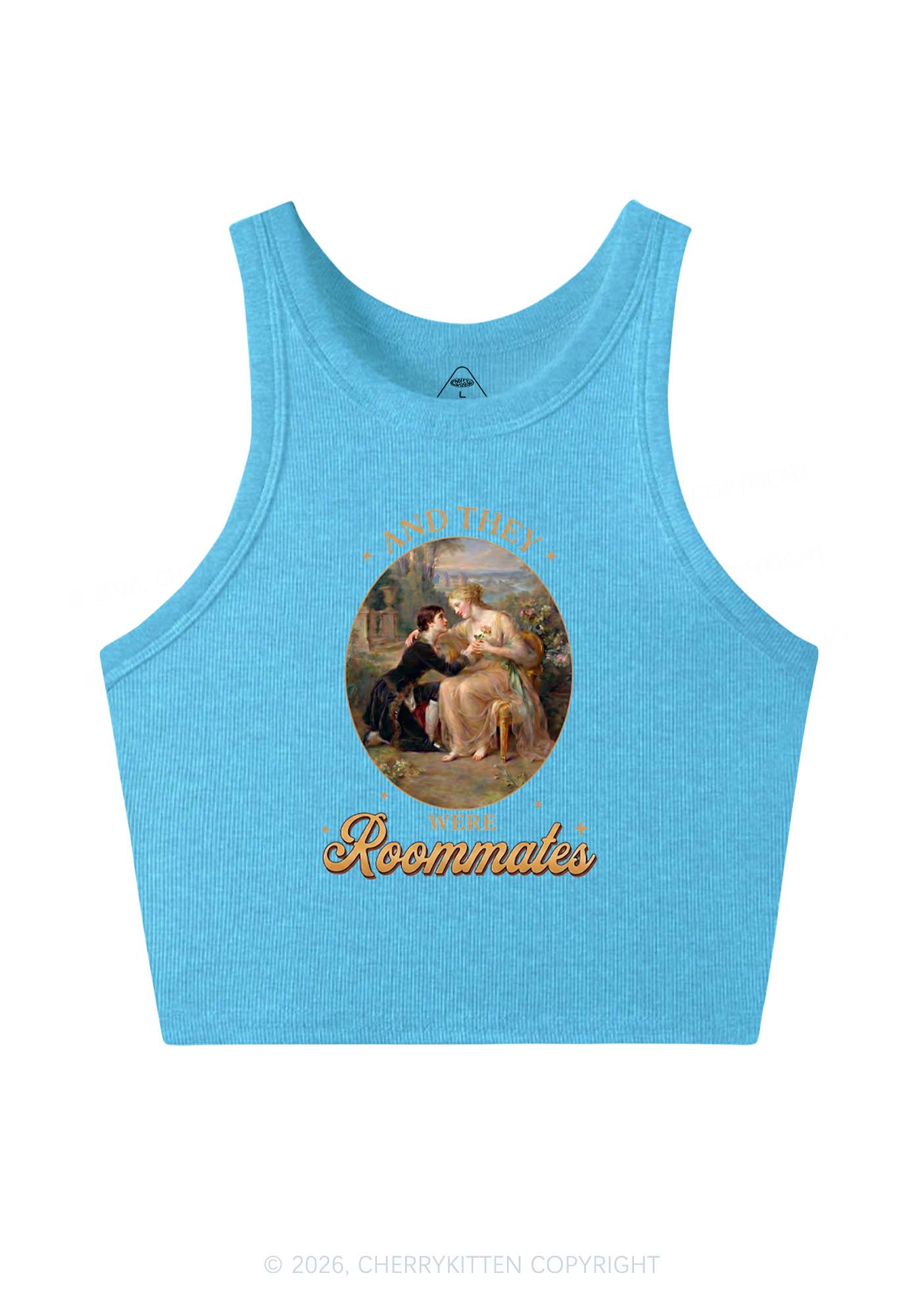 They Were Roommates Pride Y2K Crop Tank Top Cherrykitten