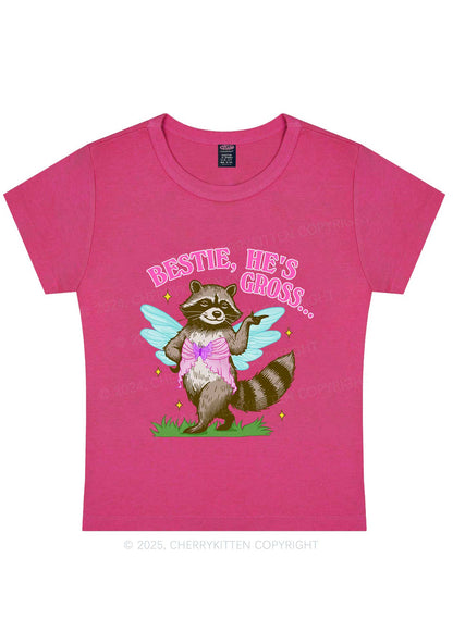 Bestie He Is Gross Y2K Baby Tee Cherrykitten