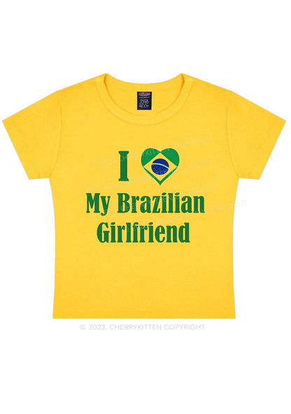 I Love My Brazilian Girlfriend Y2K Baby Tee Cherrykitten