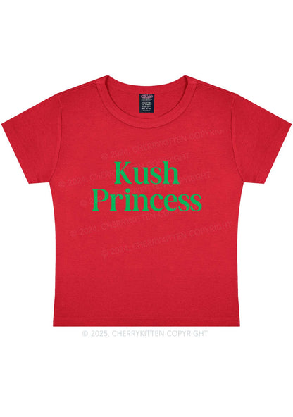 Kush Princess Y2K Baby Tee Cherrykitten