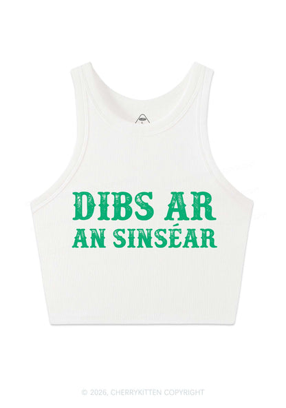 Dibs Ar An Sinsear St Patricks Y2K Crop Tank Top Cherrykitten