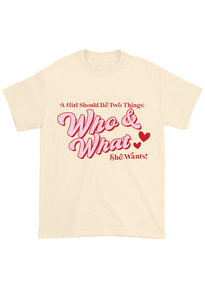 Who&What She Wants Chunky Shirt