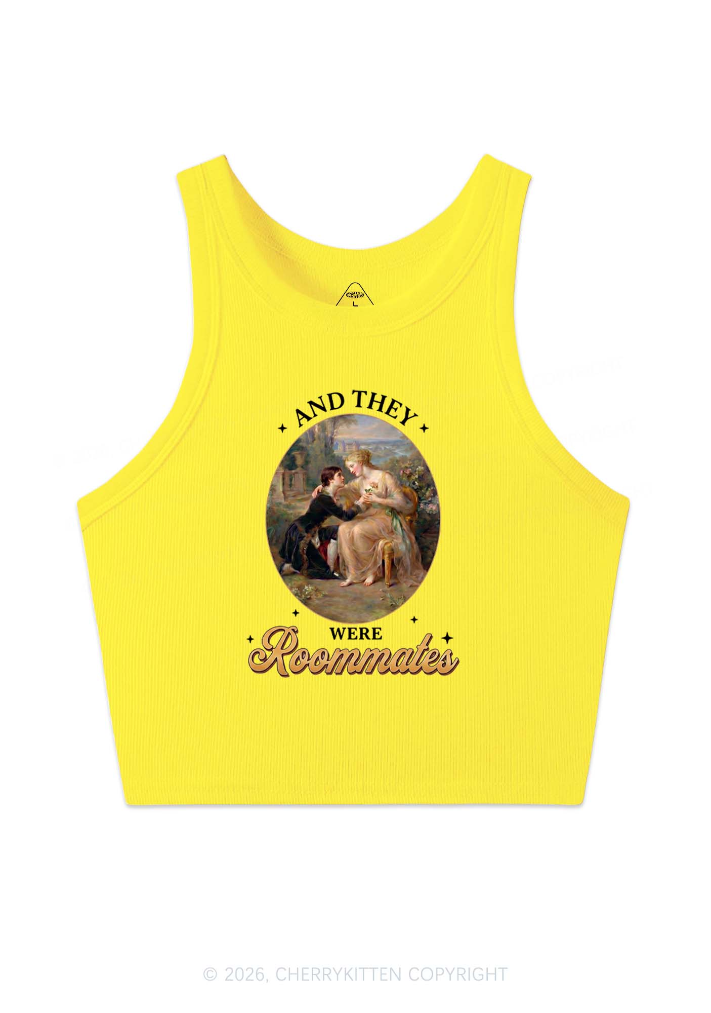 They Were Roommates Pride Y2K Crop Tank Top Cherrykitten
