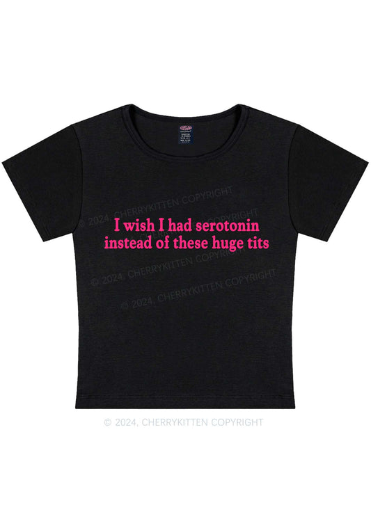 I Had Serotonin Y2K Baby Tee Cherrykitten