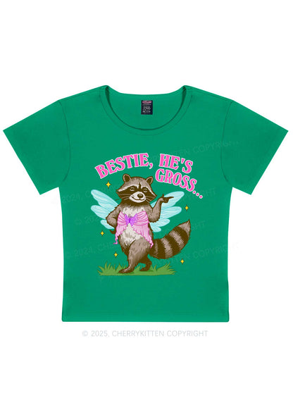 Bestie He Is Gross Y2K Baby Tee Cherrykitten
