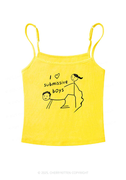 I Love S Boys Y2K Spaghetti Strap Cami Cherrykitten