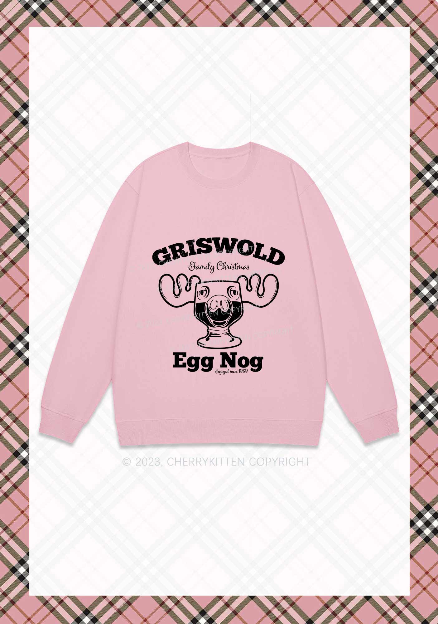 Griswold Egg Nog Christmas Y2K Sweatshirt Cherrykitten