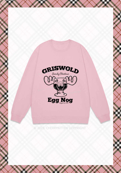 Griswold Egg Nog Christmas Y2K Sweatshirt Cherrykitten