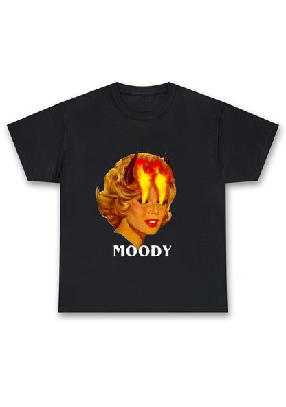 Moody Angry Woman Chunky Shirt