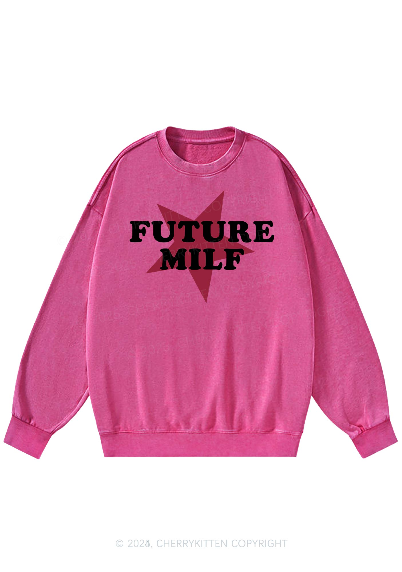 Future Mxxf Y2K Washed Sweatshirts Cherrykitten