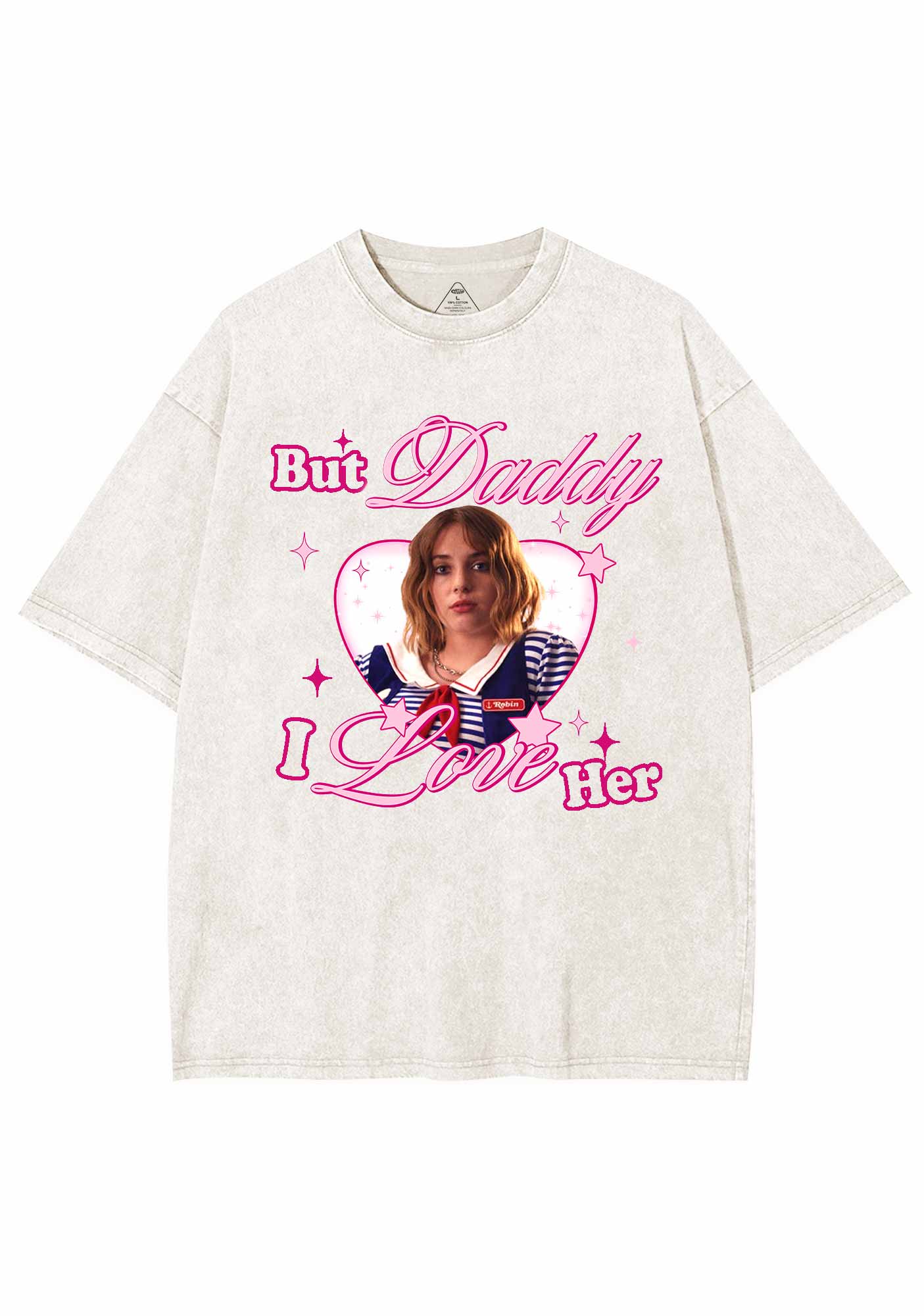 Daddy I Love RB Pride Y2K Shirts Washed Tee Cherrykitten