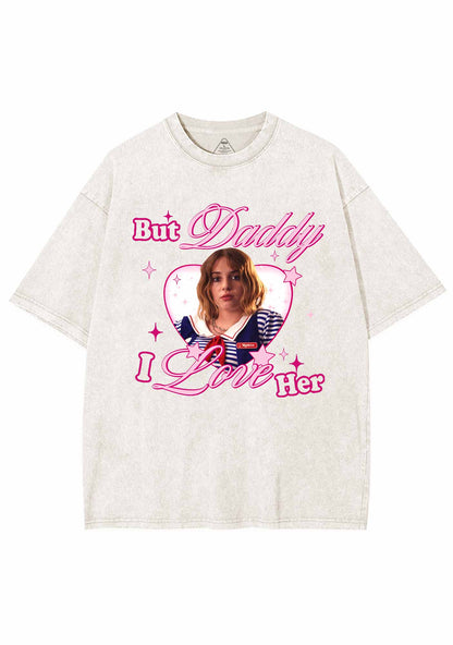 Daddy I Love RB Pride Y2K Shirts Washed Tee Cherrykitten