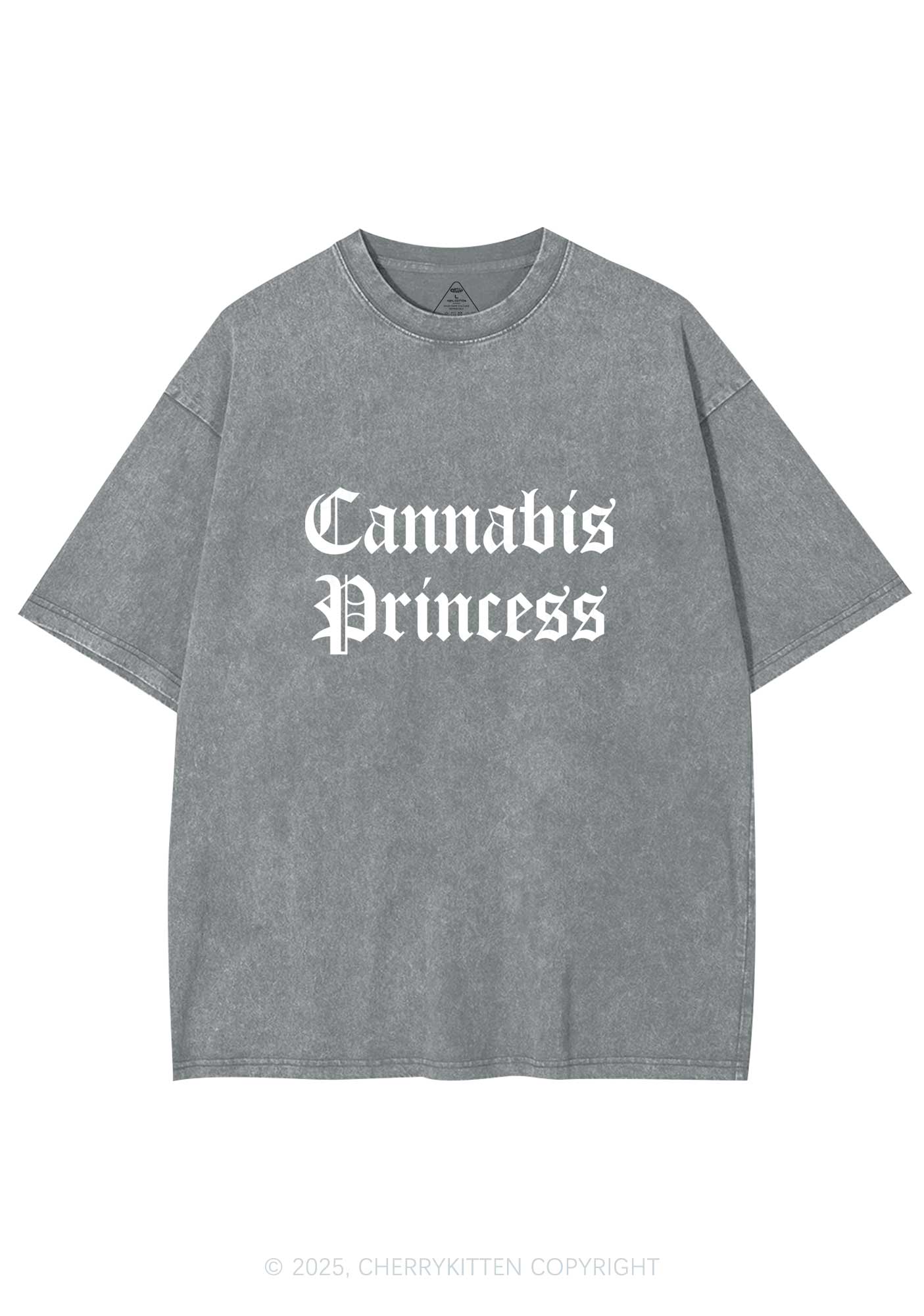 Cxnnxbis Princess Y2K Washed Tee Cherrykitten