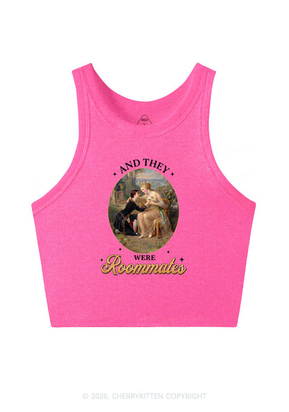 They Were Roommates Pride Y2K Crop Tank Top Cherrykitten
