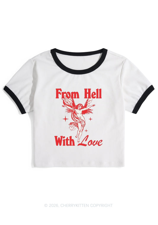 From Hall With Love Y2K Ringer Tee Cherrykitten