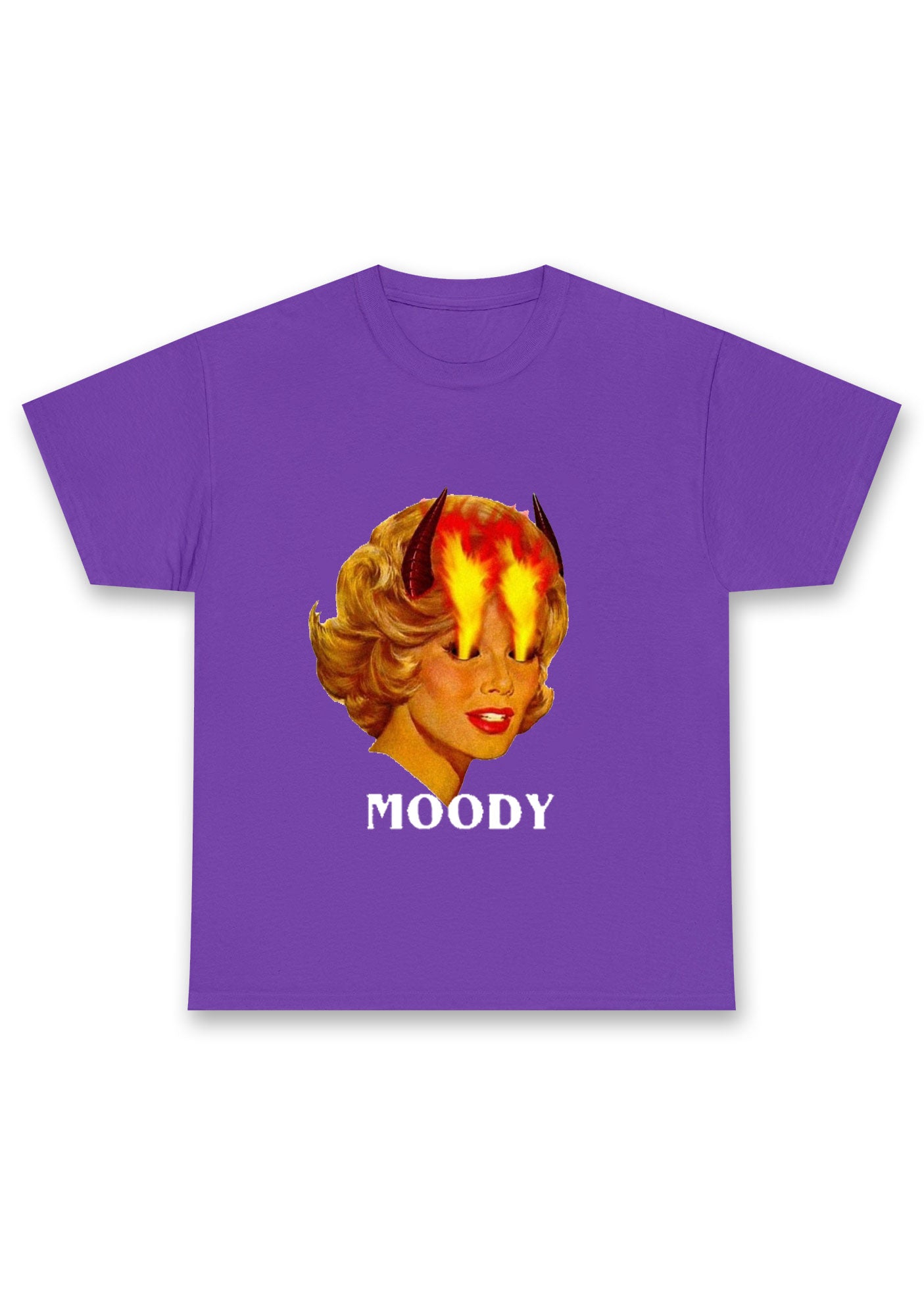 Moody Angry Woman Chunky Shirt