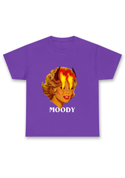 Moody Angry Woman Chunky Shirt