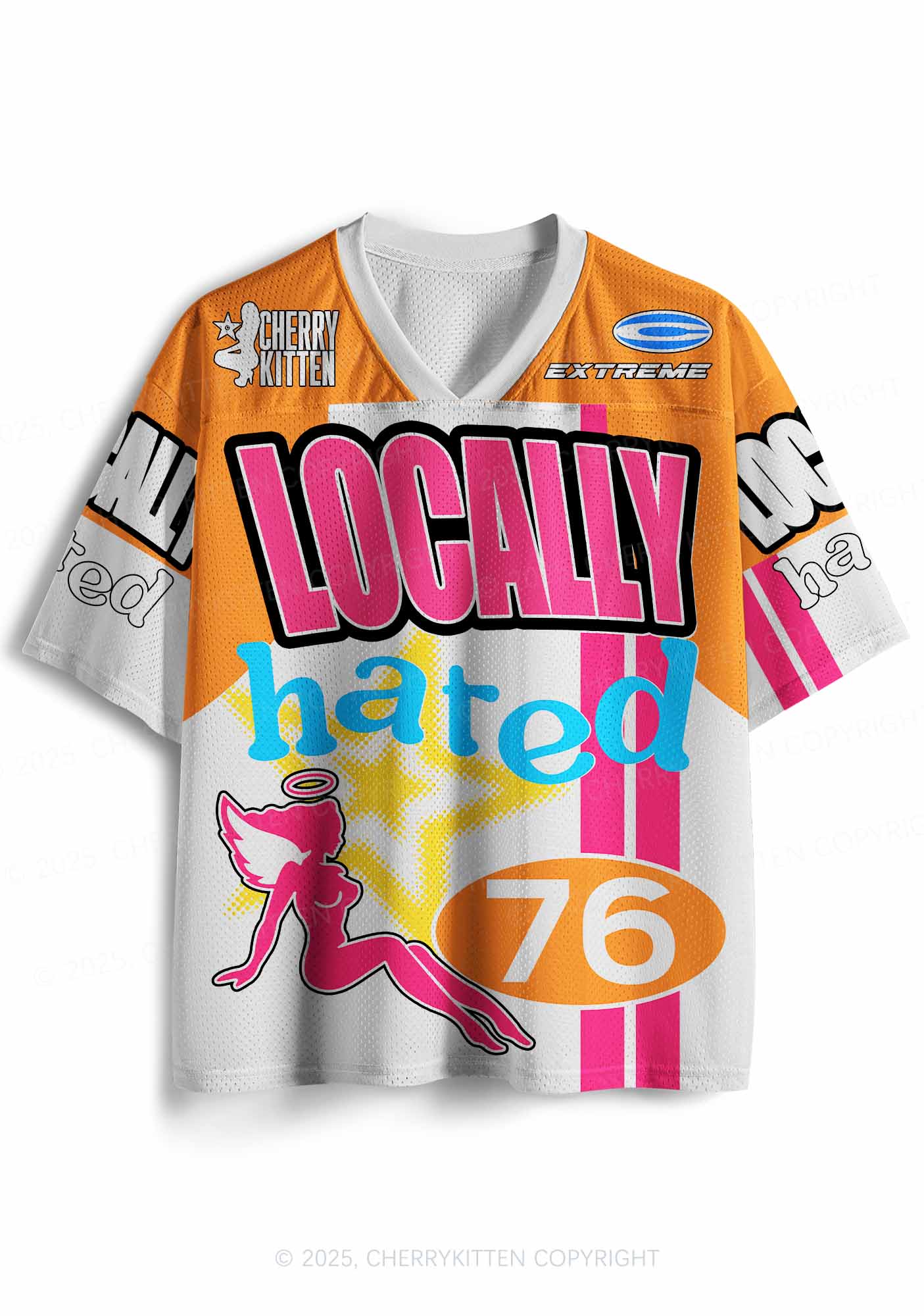 Custom Locally Hated Girl Y2K Sport Jersey Shirts Cherrykitten