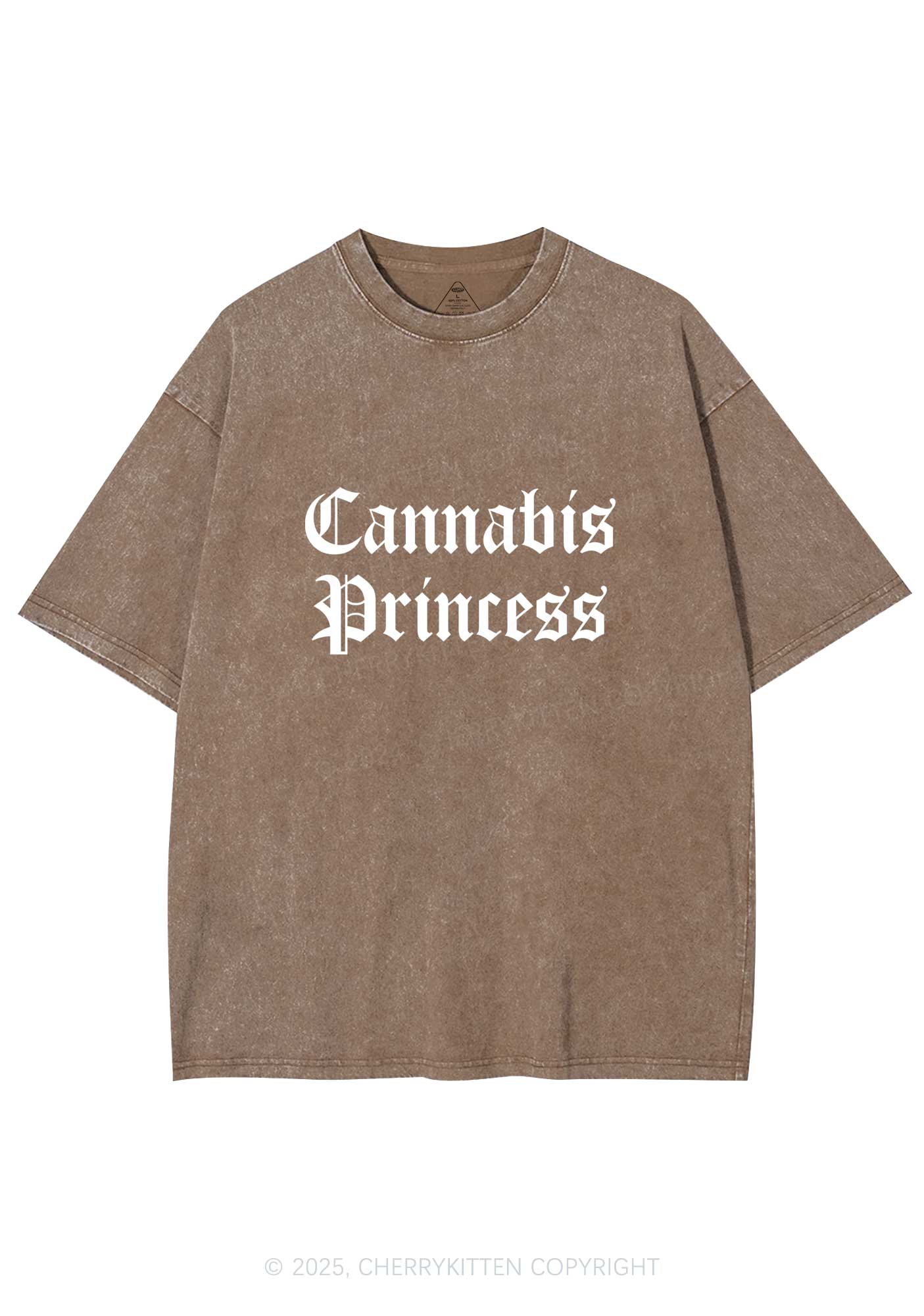Cxnnxbis Princess Y2K Washed Tee Cherrykitten