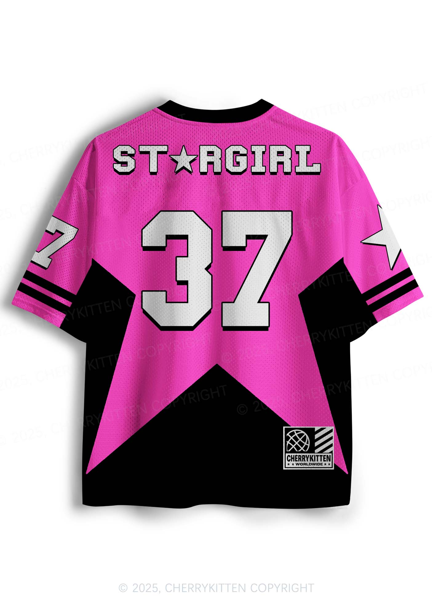 Custom Pink Stargirl Y2K Sport Jersey Shirts Cherrykitten