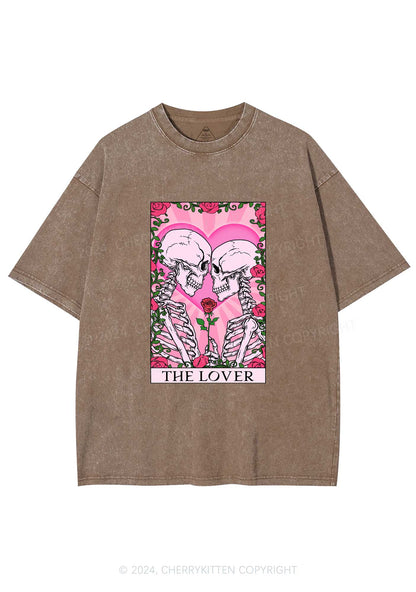 The Lover Y2K Valentine's Day Washed Tee Cherrykitten