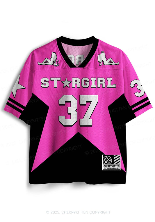 Custom Pink Stargirl Y2K Sport Jersey Shirts Cherrykitten