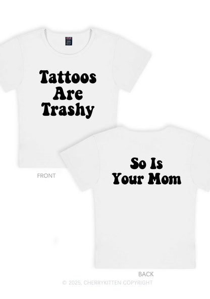 So Is Your Mom Two Sides Y2K Baby Tee Cherrykitten