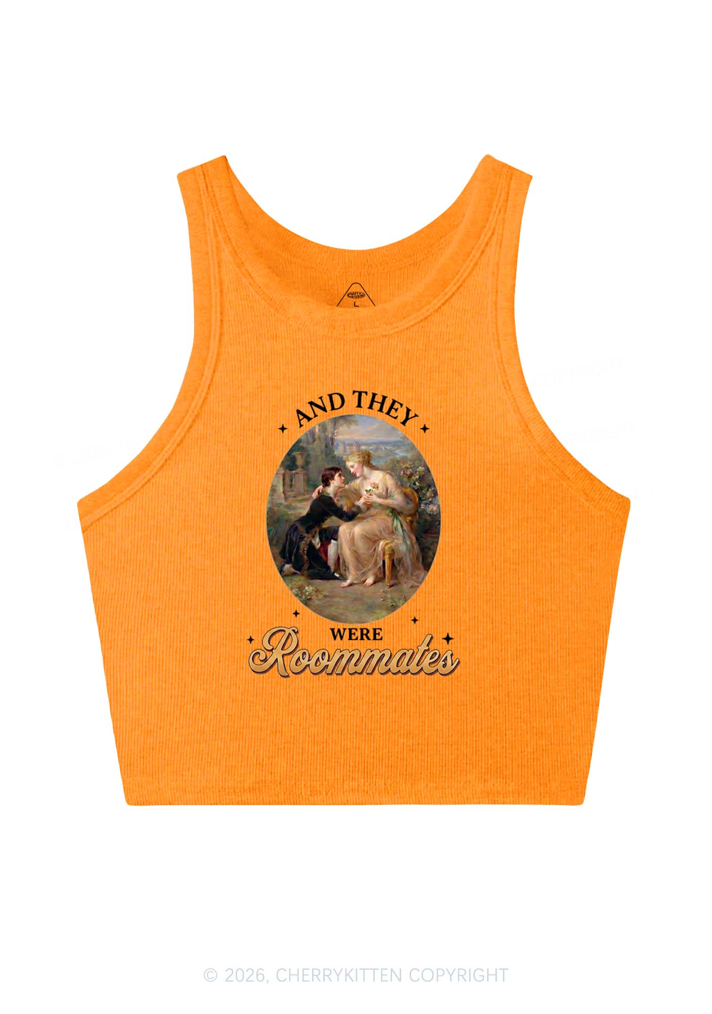 They Were Roommates Pride Y2K Crop Tank Top Cherrykitten