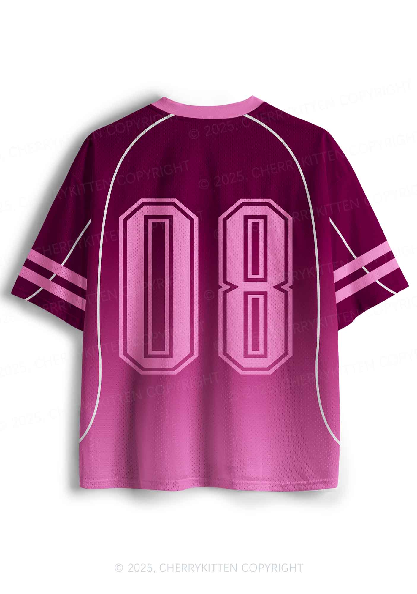 Custom Pink K Pony Y2K Sport Jersey Shirts Cherrykitten