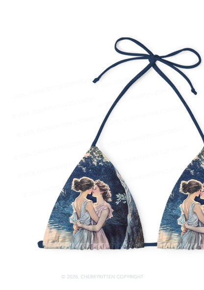 Best Friends Pride Y2K Print Bikini Set Cherrykitten