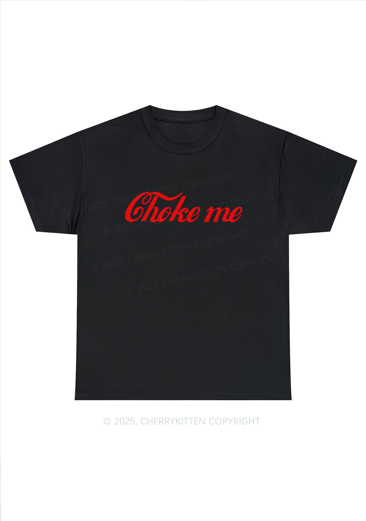 Choke Me Y2K Chunky Shirt Cherrykitten