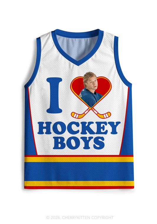 I Love Hockey Boy GG Y2K Sport Jersey Tank Cherrykitten