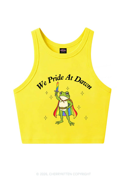 We Pride At Dawn Y2K Crop Tank Top Cherrykitten
