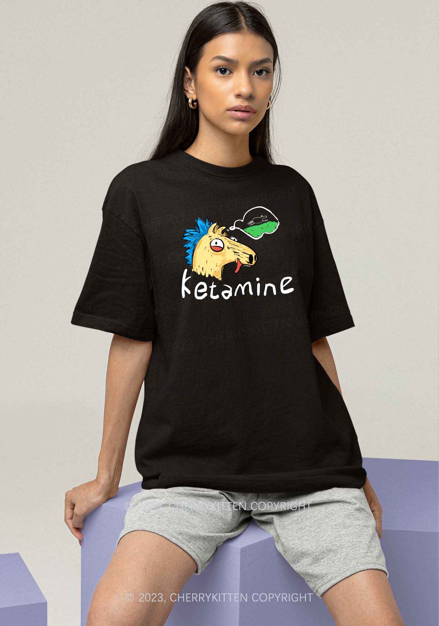 Naughty Pony Y2K Chunky Shirt Cherrykitten