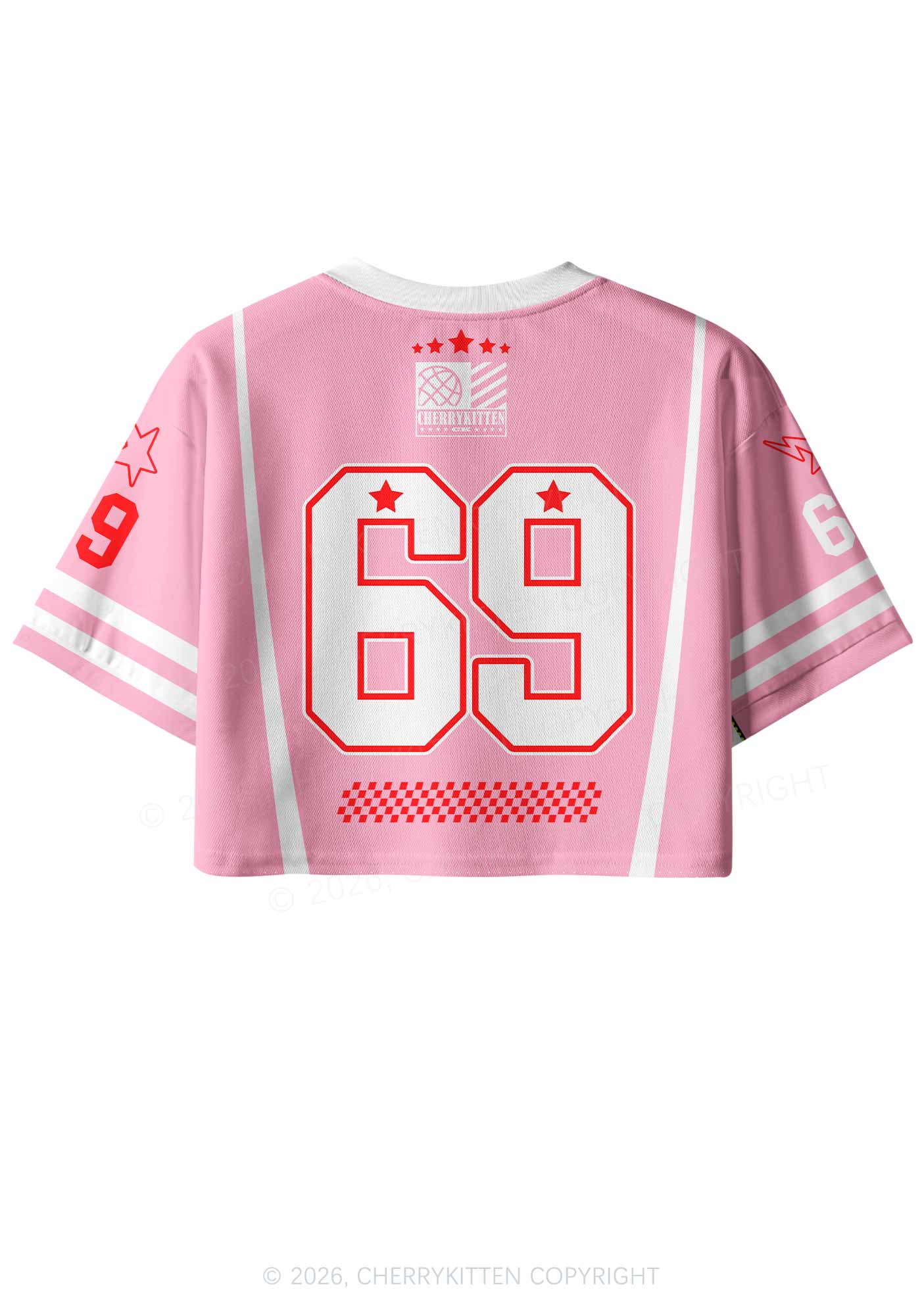 Support Mean Lesbians Pride Y2K Crop Sport Jersey Shirts Cherrykitten