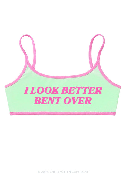 Look Better Bent Over Y2K Super Crop Cami Cherrykitten
