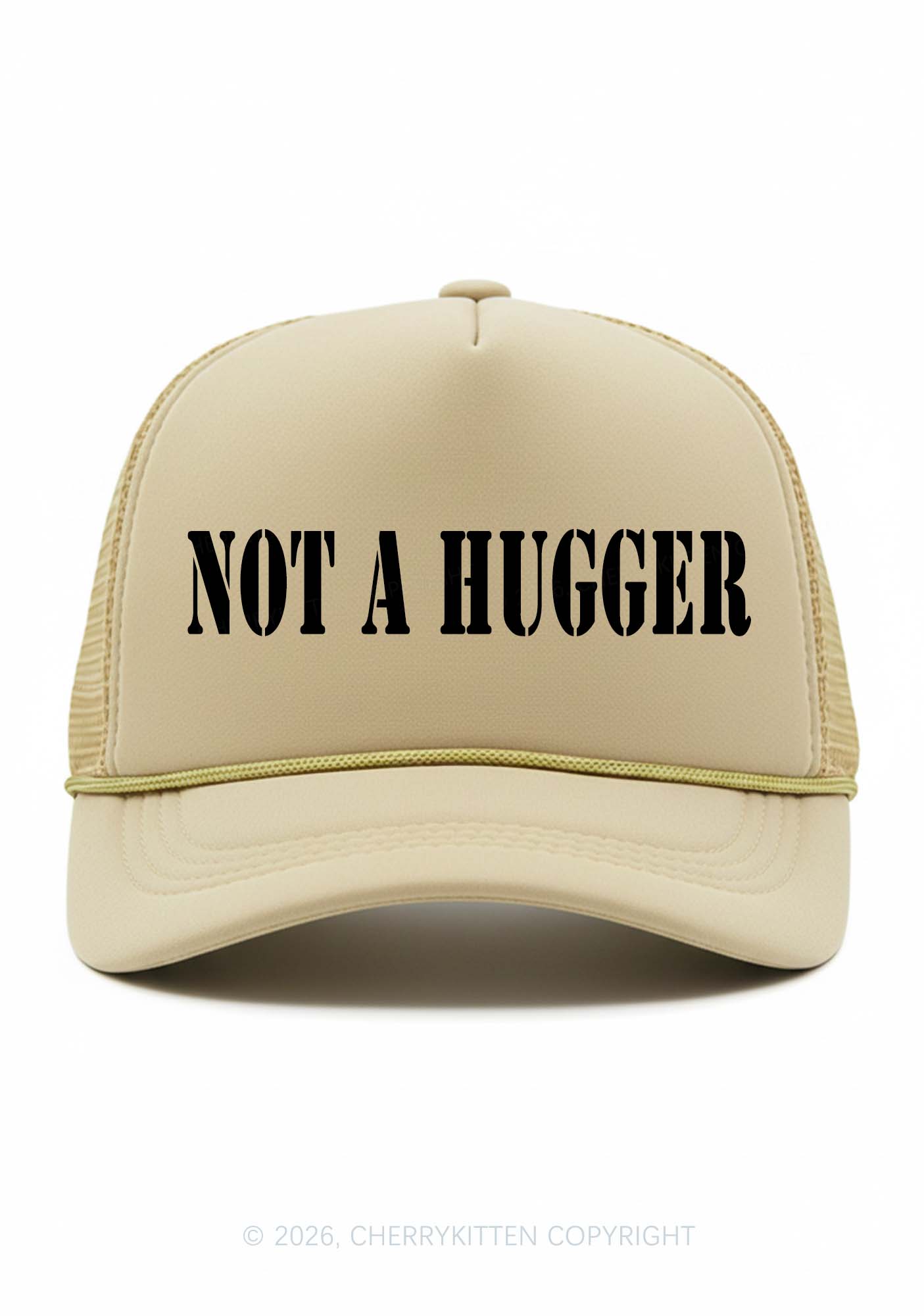 Not A Hugger Y2K Trucker Hat Cherrykitten