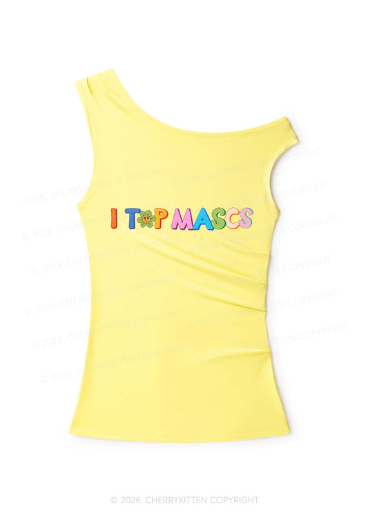 I Top Mascs Pride Y2K Off Shoulder Tank Top Cherrykitten