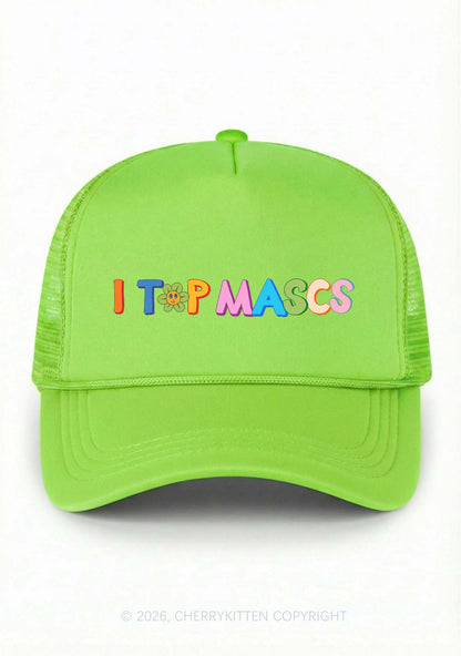 I Top Mascs Pride Y2K Trucker Hat Cherrykitten