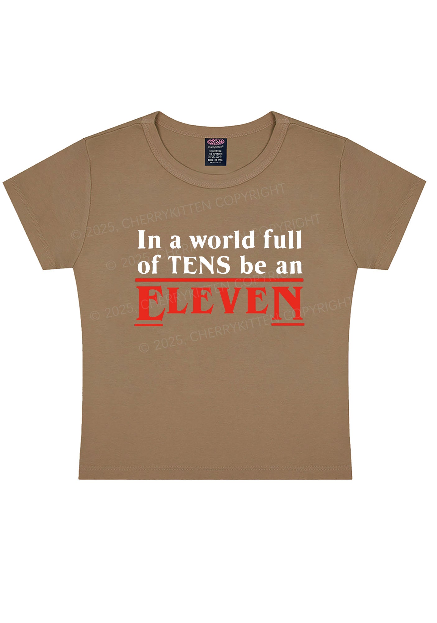 Be An Eleven Y2K Baby Tee Cherrykitten