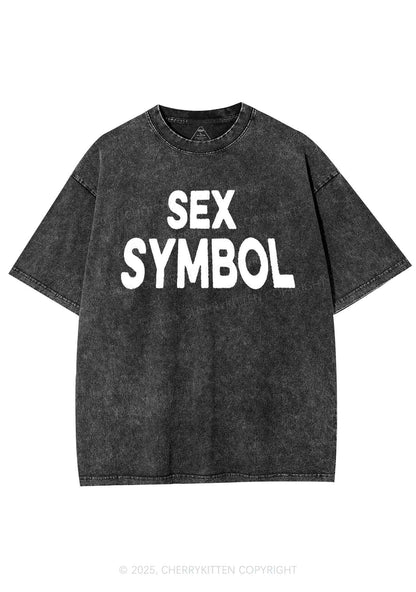 Sx Symbol Y2K Shirts Washed Tee Cherrykitten
