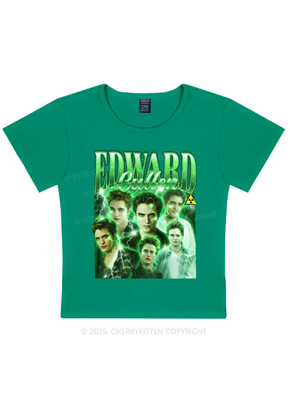 EC Green Lightning Y2K Baby Tee Cherrykitten