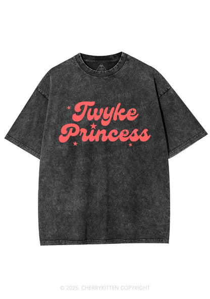 Twyke Princess Pride Y2K Shirts Washed Tee Cherrykitten