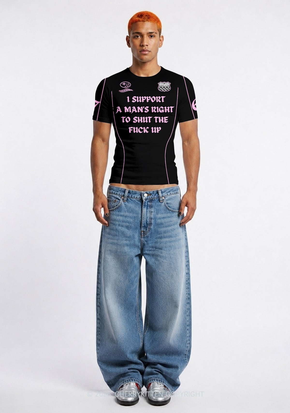 I Support A Mans Right Y2K Football Jersey Shirts Cherrykitten