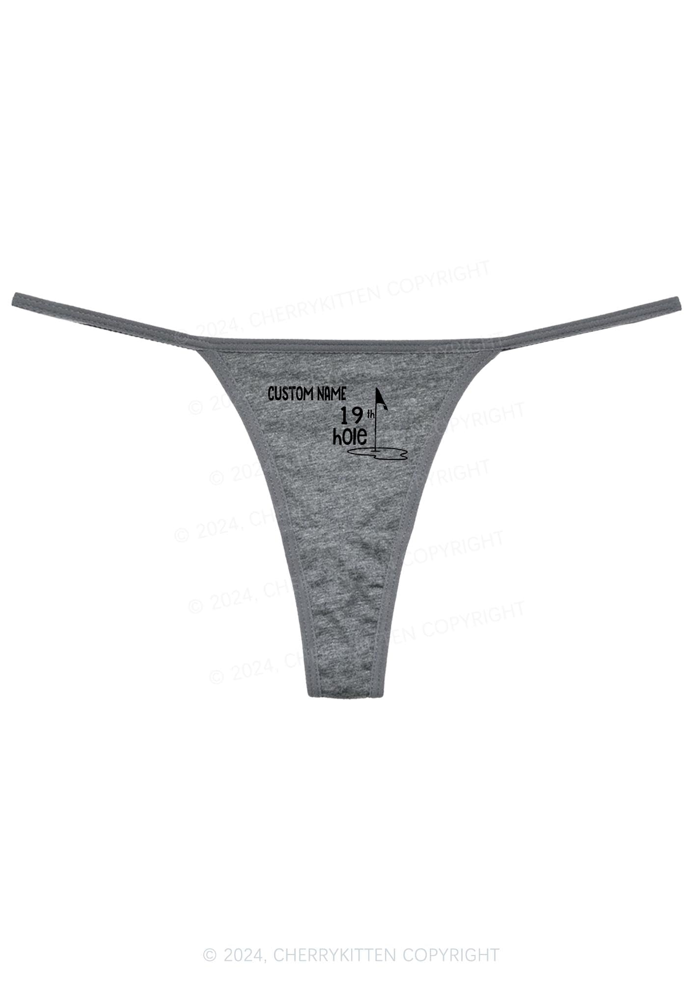 Custom 19th Hole Y2K Flat String Thong Cherrykitten