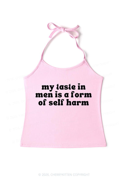 My Taste In Men Y2K Halter Neck Cami Cherrykitten