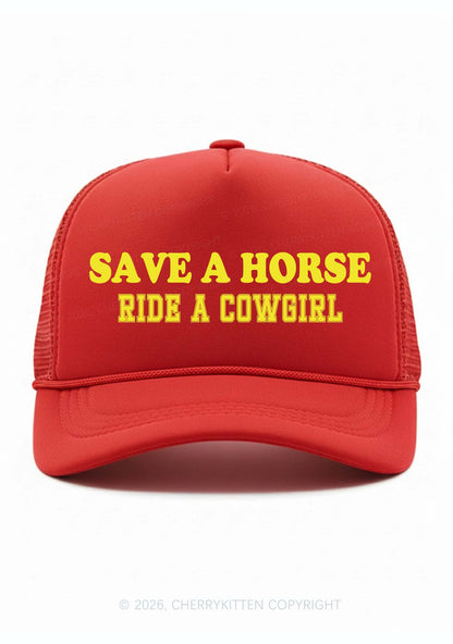 Ride A Cowgirl Y2K Trucker Hat Cherrykitten