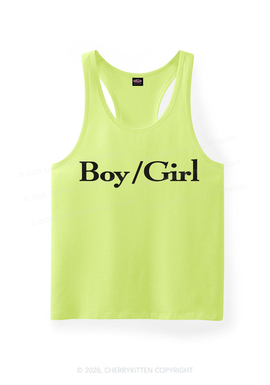 Boy Or Girl Pride Y2K Men Racerback Tank Top Cherrykitten